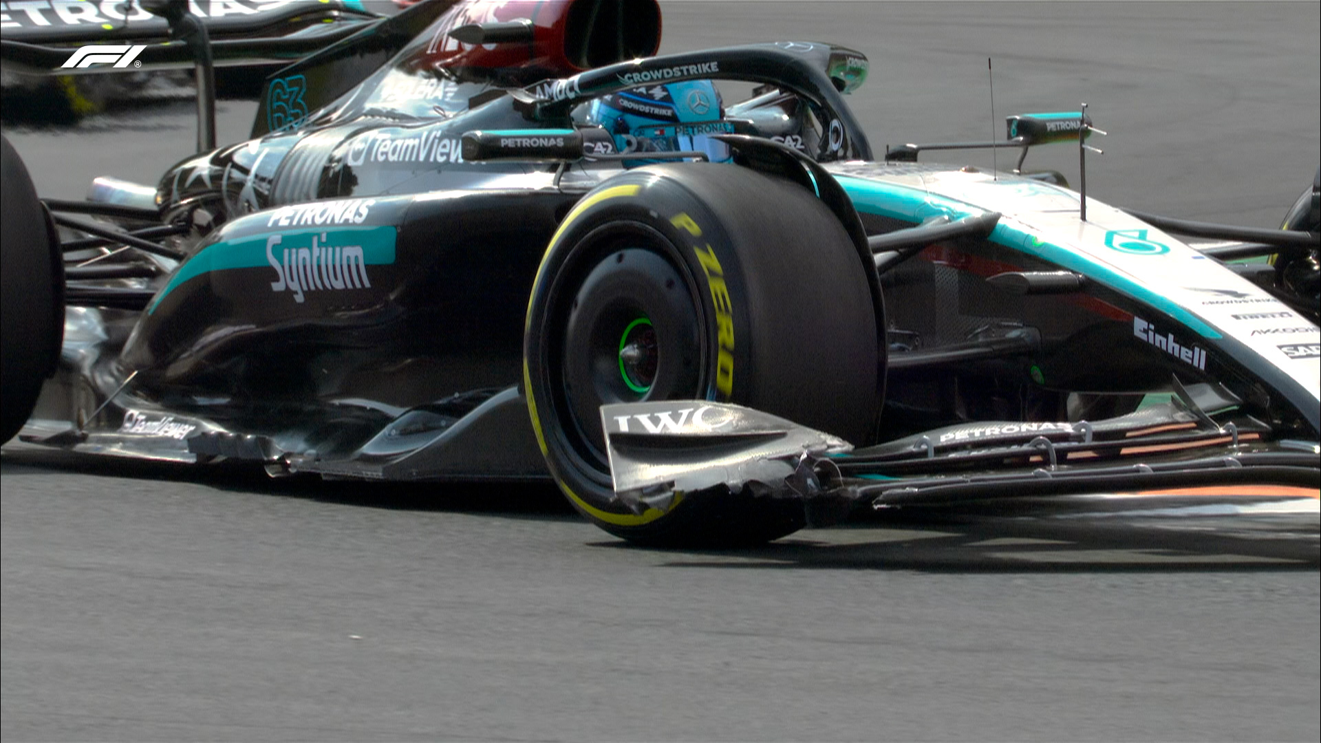 George Russell Italian Grand Prix Monza race