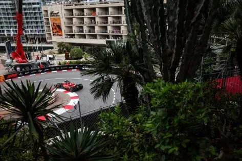 Charles Leclerc tops the timesheet in free practice 2 at the Monaco Grand Prix