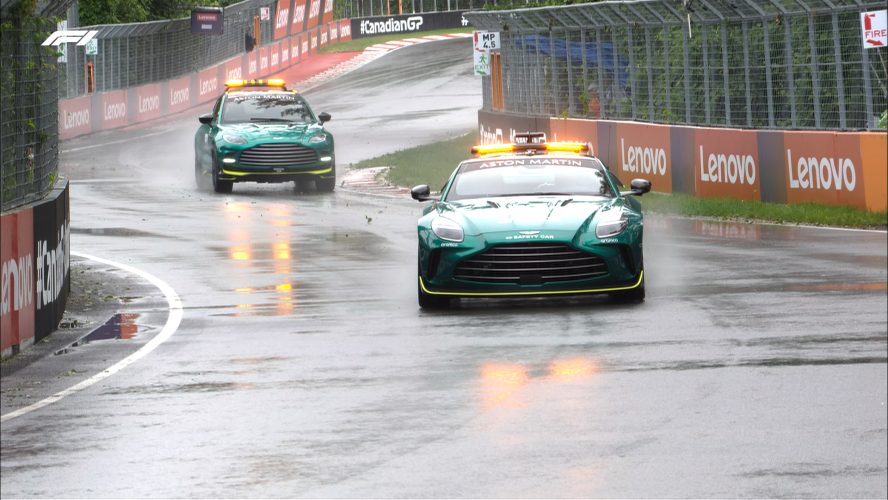 Rain stops play in free practice 1 at the Canadian Grand Prix