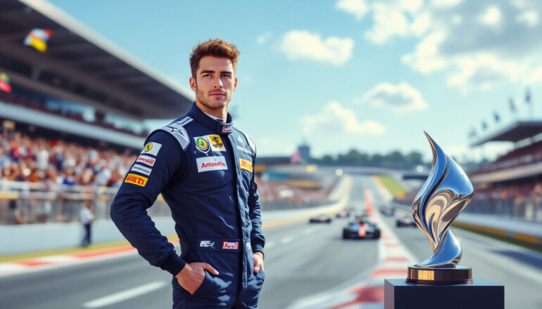 discover how antonelli is determined to carve out his own identity in the racing world, stepping beyond the shadow of hamilton and striving to make a name for himself with unique achievements and aspirations.