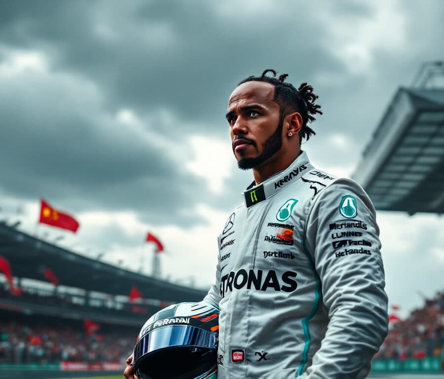 lewis hamilton's legendary f1 record faces a dramatic setback as he is disqualified from the chinese grand prix, sparking debates and speculations among fans and analysts alike.