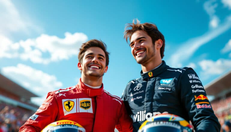 explore how carlos sainz and alex albon bring a refreshing sense of hope and positivity to the world of motorsport, showcasing their talents and resilience on and off the track.