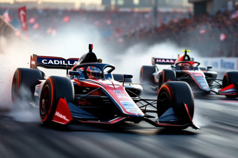 explore the thrilling battle for dominance in american motorsport as cadillac challenges haas in the swing states of formula 1. discover the rivalry, innovation, and excitement that define the quest for the crown of the ultimate american racing team.