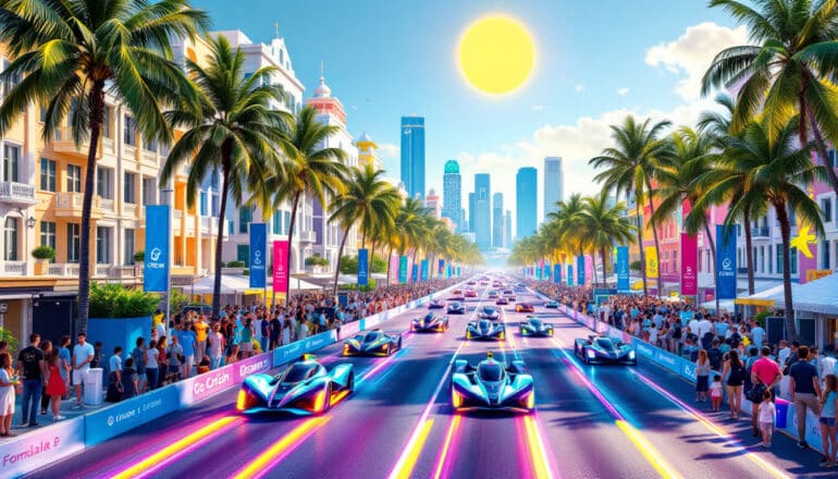 join us at the miami eprix as formula e unveils its latest initiatives focused on sustainability and inclusivity, showcasing a commitment to a greener future and diverse participation in motorsports.