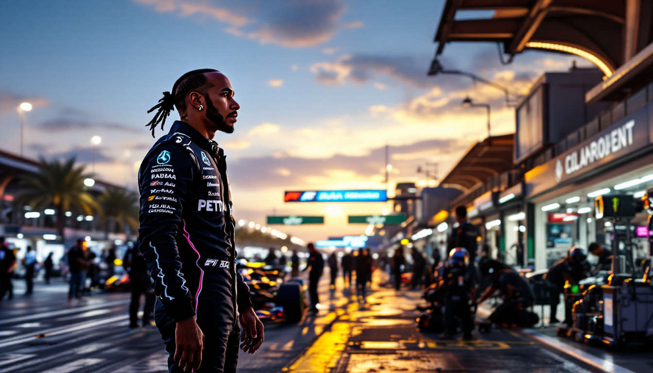 Hamilton aims for a top 10 finish following subdued Saudi F1 practice session