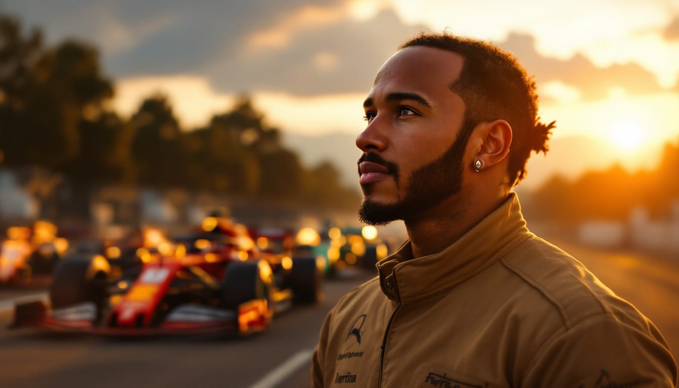 lewis hamilton shares his insights and personal reflections on overcoming challenges while competing against ferrari, highlighting the lessons learned and the resilience developed through intense racing experiences.