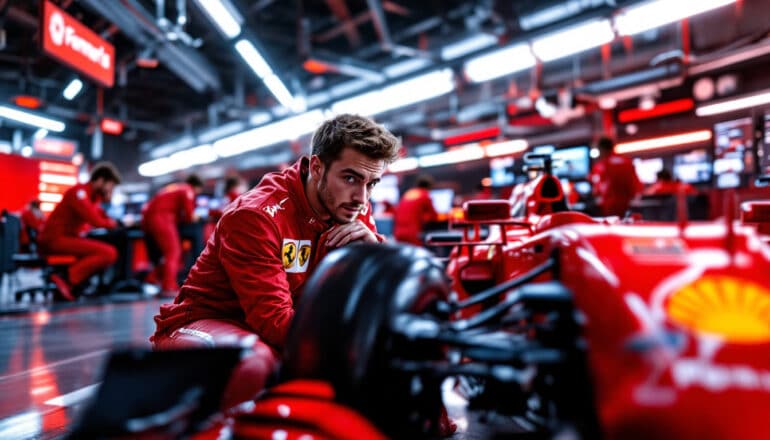 leclerc commends a vital ferrari component after securing a front row advantage, highlighting its significant impact on performance ahead of the race.