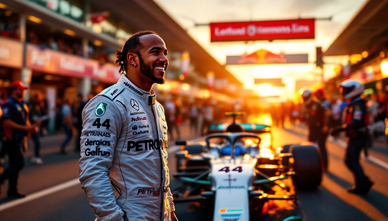 lewis hamilton experiences a resurgence of optimism as he is honored as driver of the day, showcasing his exceptional skills and determination in the latest race.