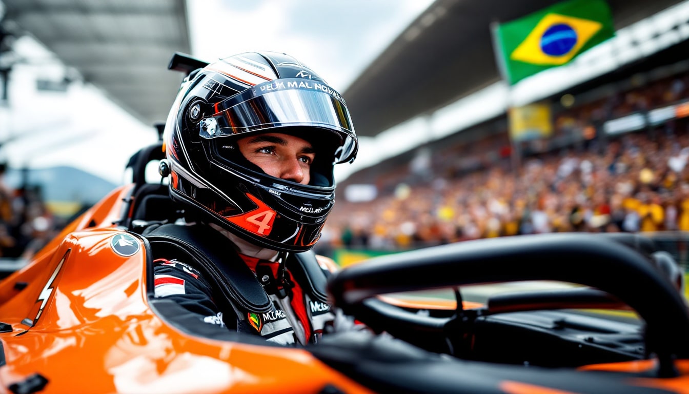 lando norris successfully avoids a penalty despite an aborted start during the brazilian grand prix. discover how the incident unfolded and its implications for the race as norris navigates a tricky situation on the track.