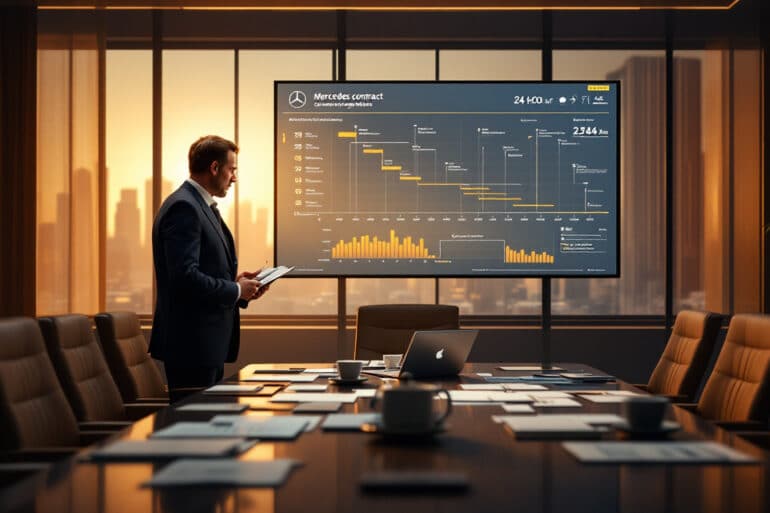 in a compelling narrative, russell unveils a comprehensive 24-hour timeline detailing the intricate negotiations behind the mercedes contract. discover the strategies, insights, and pivotal moments that shaped this high-stakes discussion.