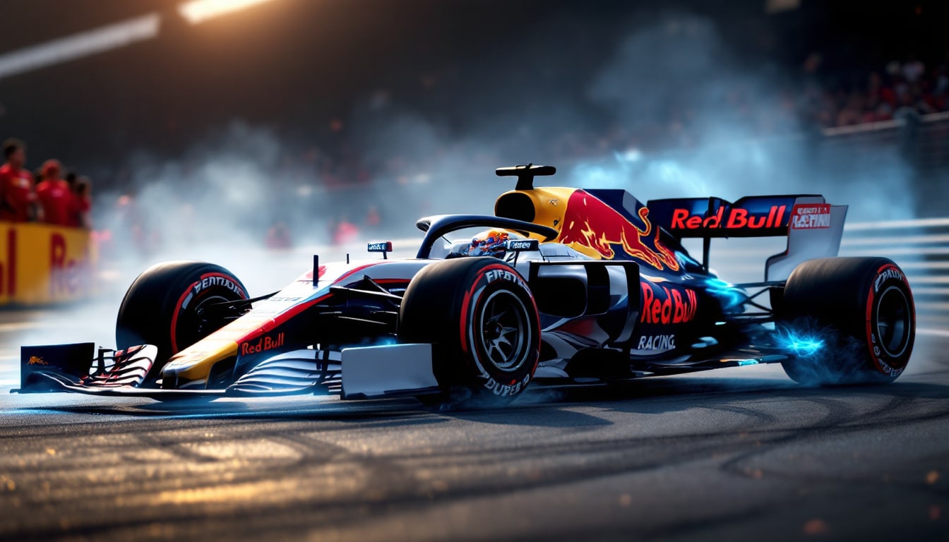discover the stunning reveal behind the iconic white red bull livery, showcasing a remarkable surprise that captivates fans and racing enthusiasts alike. dive into the details of this spectacular design transformation!