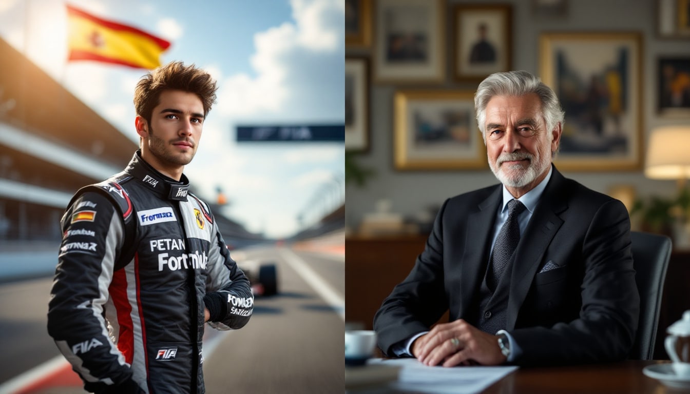 carlos sainz jr addresses concerns over potential conflicts of interest related to his father, sainz sr's, bid for the fia presidency, expressing confidence in the integrity of both their careers.