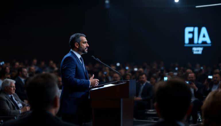 fia president ben sulayem discusses the potential rival bid from sainz sr., shedding light on the implications for the motorsport community and the future of racing governance.