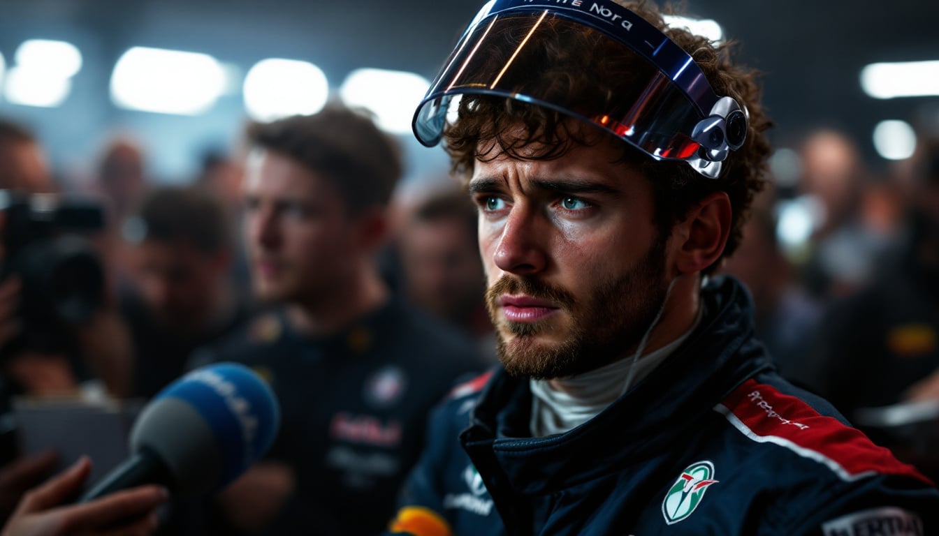 lando norris finds himself under intense scrutiny as critics launch a troubling character attack, raising questions about his public persona and the pressures of fame in the racing world.