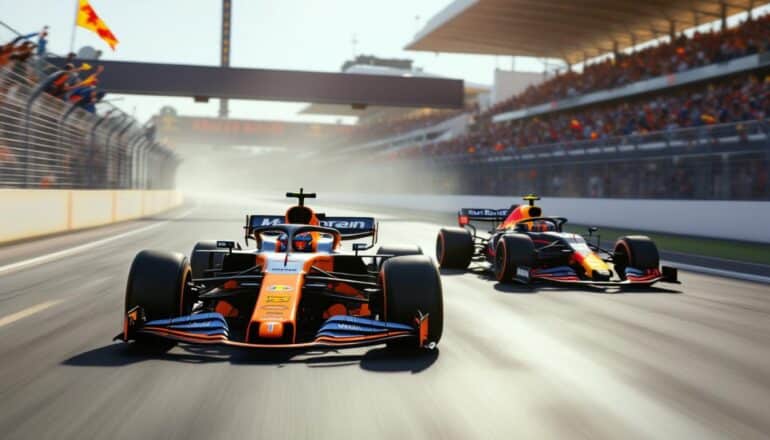 lando norris impressively takes the lead in the first practice session at the spanish grand prix, outpacing reigning champion max verstappen. discover the highlights and key moments from fp1 as the competition heats up on the track.