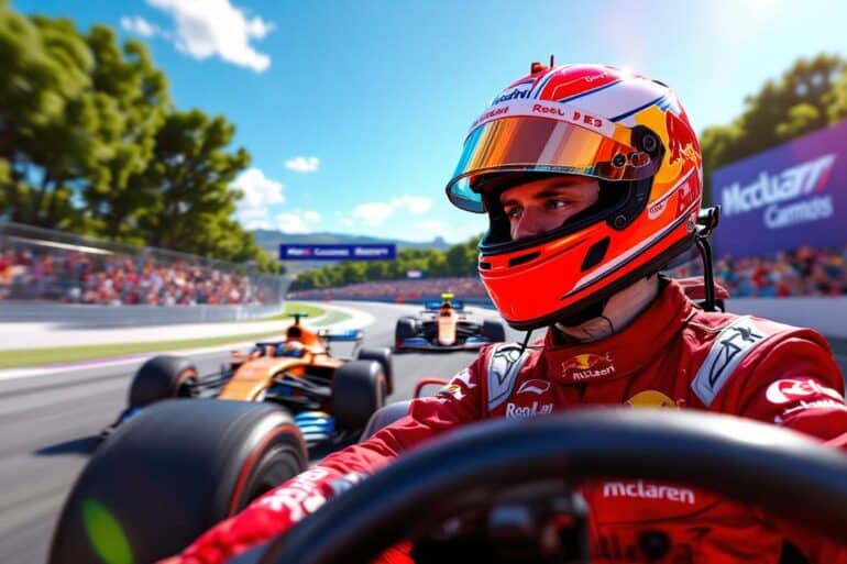 max verstappen delivered an outstanding performance in barcelona, showcasing his exceptional driving skills, while mclaren continues to impress with their strides in performance and competitiveness on the track.