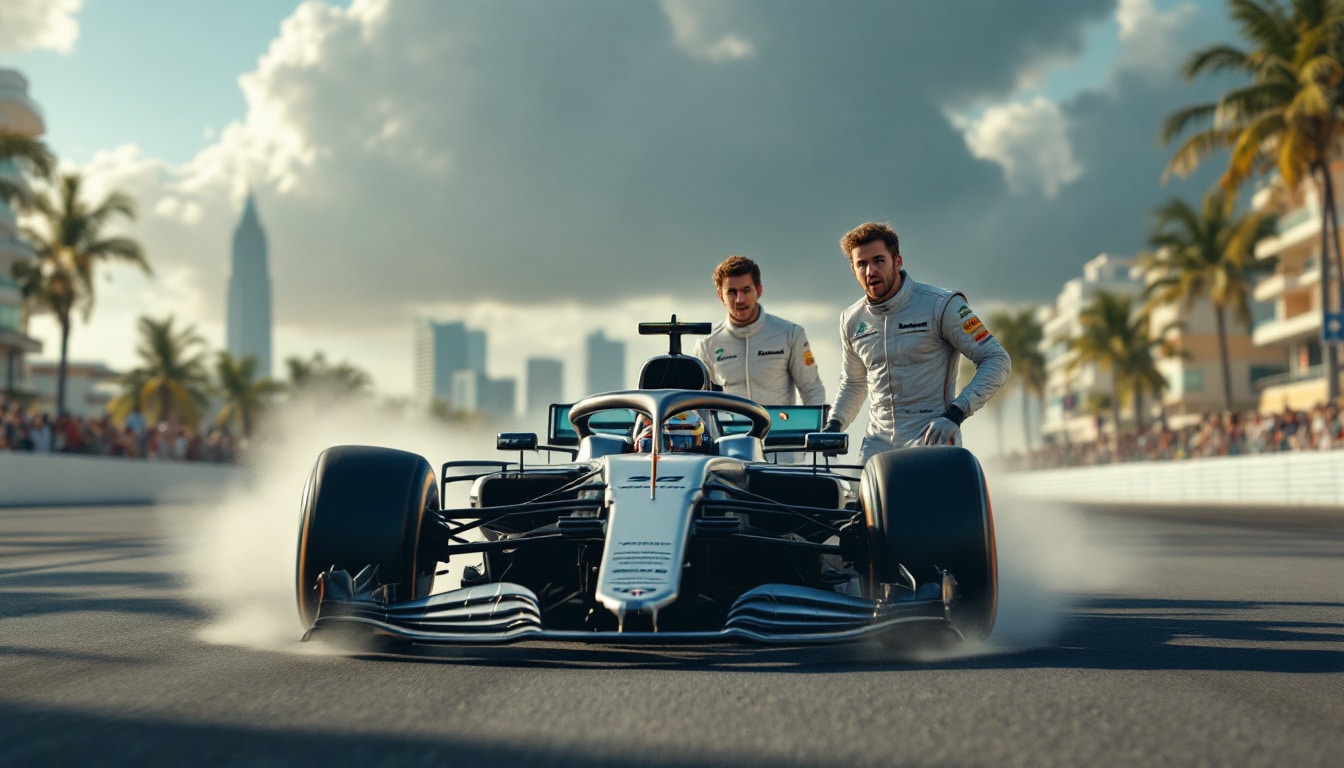 in a surprising turn of events at the miami grand prix, mclaren drivers oscar piastri and lando norris miss out on pole position, leaving fans and analysts questioning the team's strategy and performance. discover the highlights and insights from this unexpected race day twist.