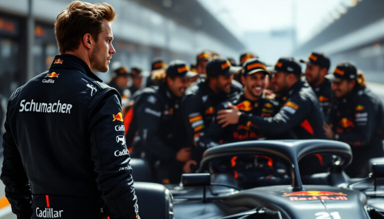 mick schumacher faces unexpected competition as a new contender rises for the coveted cadillac f1 seat. explore the latest developments in the formula 1 driver lineup and the implications for schumacher's career.