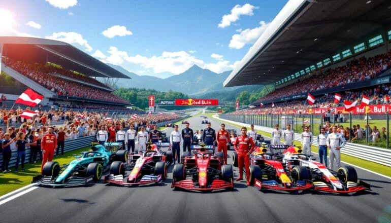 discover the complete starting lineup for the highly anticipated 2025 austrian grand prix in formula 1. stay updated on the drivers, teams, and strategies that will shape this exciting race at the picturesque red bull ring.