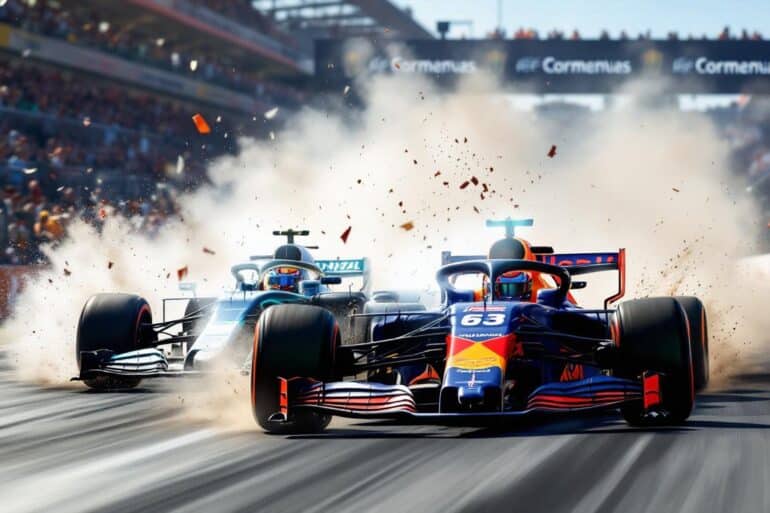 george russell accuses max verstappen of intentionally crashing during the f1 spanish grand prix, sparking controversy and debate among fans and analysts. discover the details behind this claim and its implications for the championship.