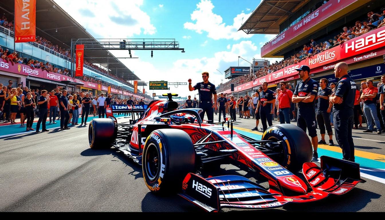 discover haas's stunning special livery designed to commemorate a significant milestone in the team's history. explore the artistic details and the story behind this unique celebration.