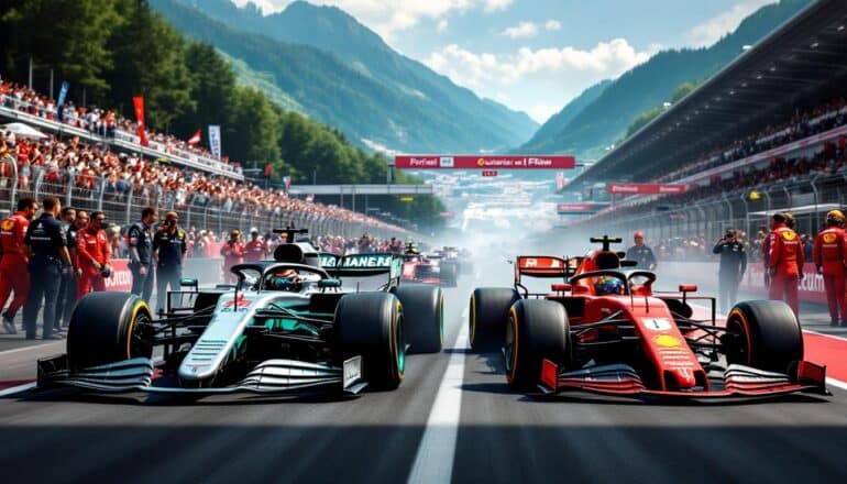 lewis hamilton comes closer to matching charles leclerc's ferrari f1 setup, but brake issues impede his performance at the austrian grand prix. discover how these challenges affect the championship race and team strategies.