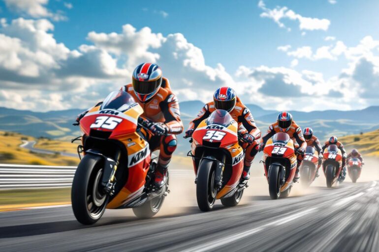 ktm motogp riders are gearing up with optimism as they head into the italian grand prix, aiming to showcase their skills and competitive spirit on the iconic track.