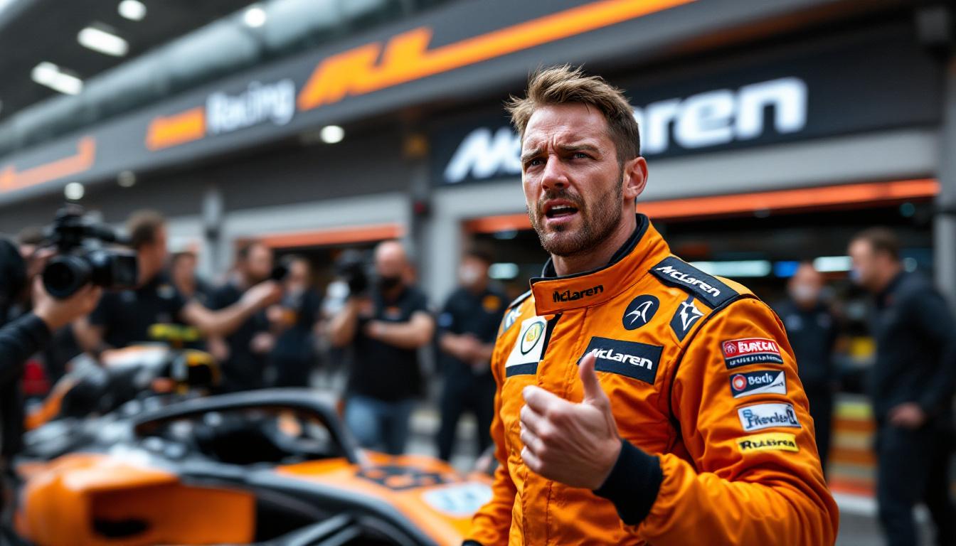 mclaren has released an official response after their driver's explosive apology for a recent f-word outburst, addressing the incident and its impact on the team and fans.
