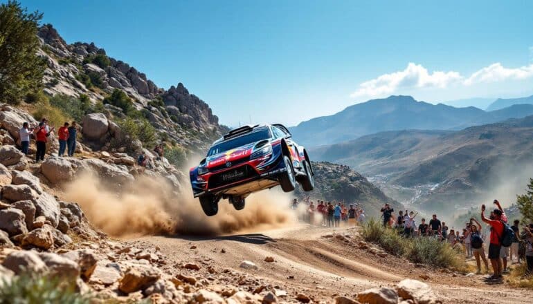 unexpectedly taking the lead, ogier capitalizes on neuville's crash at wrc rally sardinia, showcasing his skill and resilience on the challenging terrain. discover how this twist of fate reshapes the competition.