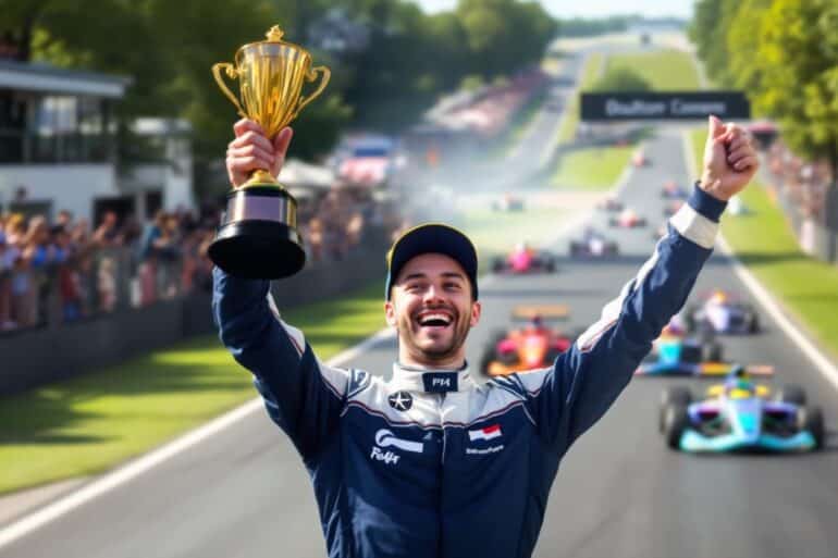 join us as we dive into osborne's thrilling weekend at oulton park, where excitement reached new heights and bearman celebrated his first british f4 victory. discover the highlights and unforgettable moments from this action-packed race event.