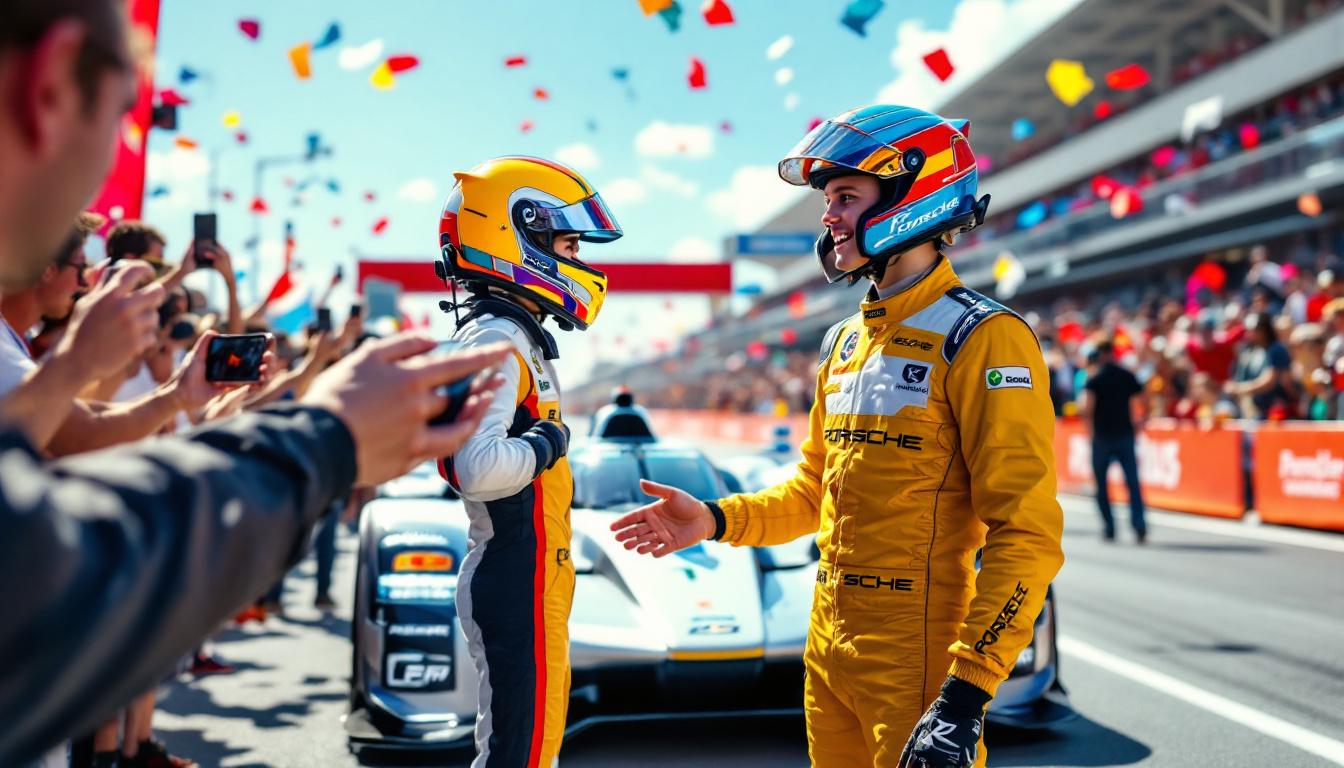 porsche delights motorsport enthusiasts by offering a unique test opportunity to the youngest formula e driver, showcasing their commitment to nurturing new talent in electric racing.