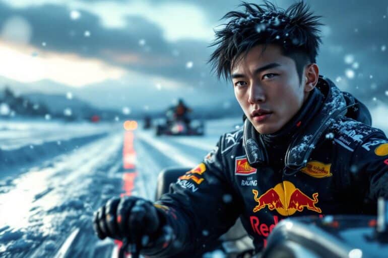 explore the precarious position of yuki tsunoda at red bull racing as he faces the pressure of competing against max verstappen. how long can he maintain his performance and prove his worth in the high-stakes world of formula 1?
