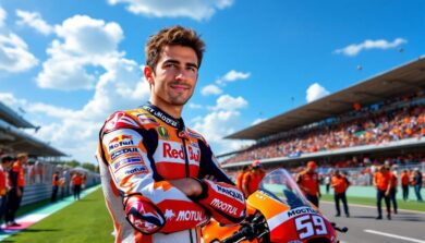 alex marquez expresses hope for his participation in the upcoming motogp german grand prix following his successful surgery, showcasing resilience and determination as he prepares to return to the track.