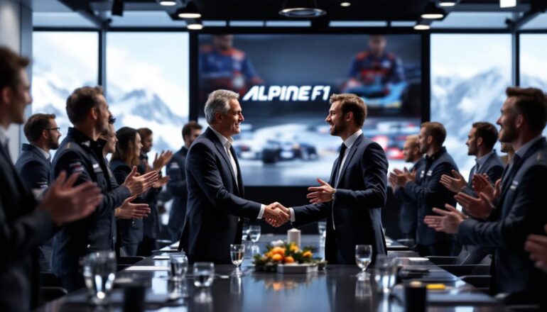in the midst of a challenging crisis, alpine f1 announces a significant sponsorship deal and introduces a dynamic new ceo, setting the stage for a transformative chapter in the team's journey.