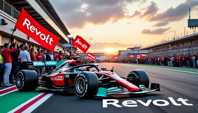 audi has announced revolut as the title sponsor for its inaugural formula 1 season, marking a significant partnership that underscores audi's commitment to innovation and excellence in motorsport.