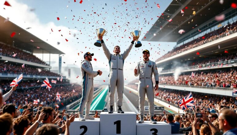 dive into the thrilling chaos of the f1 british gp as we review how unexpected twists and turns influenced the final podium placements. discover the key moments and strategies that defined this unforgettable race.