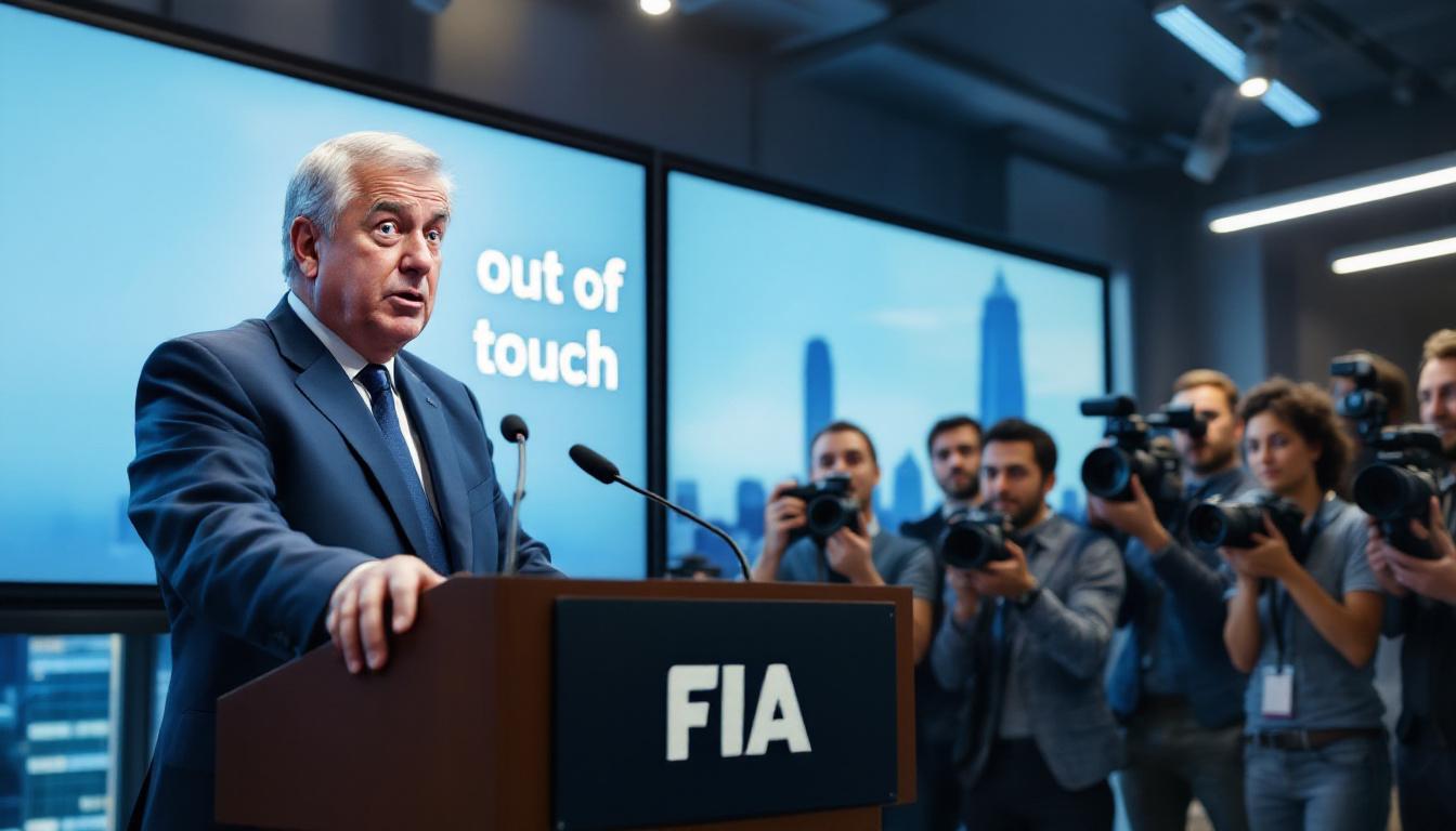 the fia president has labeled a rival as 'out of touch' after controversial remarks labeled as 'terror'. discover the implications of this heated exchange and its impact on the motorsport community.
