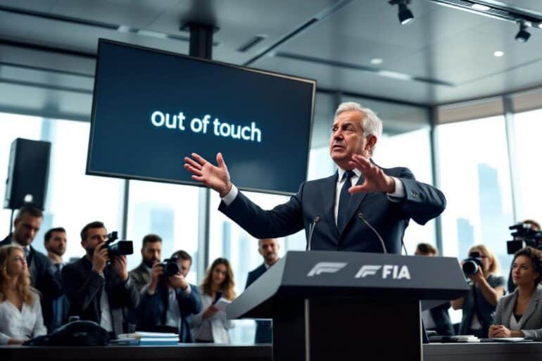 the fia president responds firmly to recent comments from a rival, labeling them as 'out of touch' following controversial remarks described as 'terror.' explore the unfolding tensions and implications within the motorsport community.