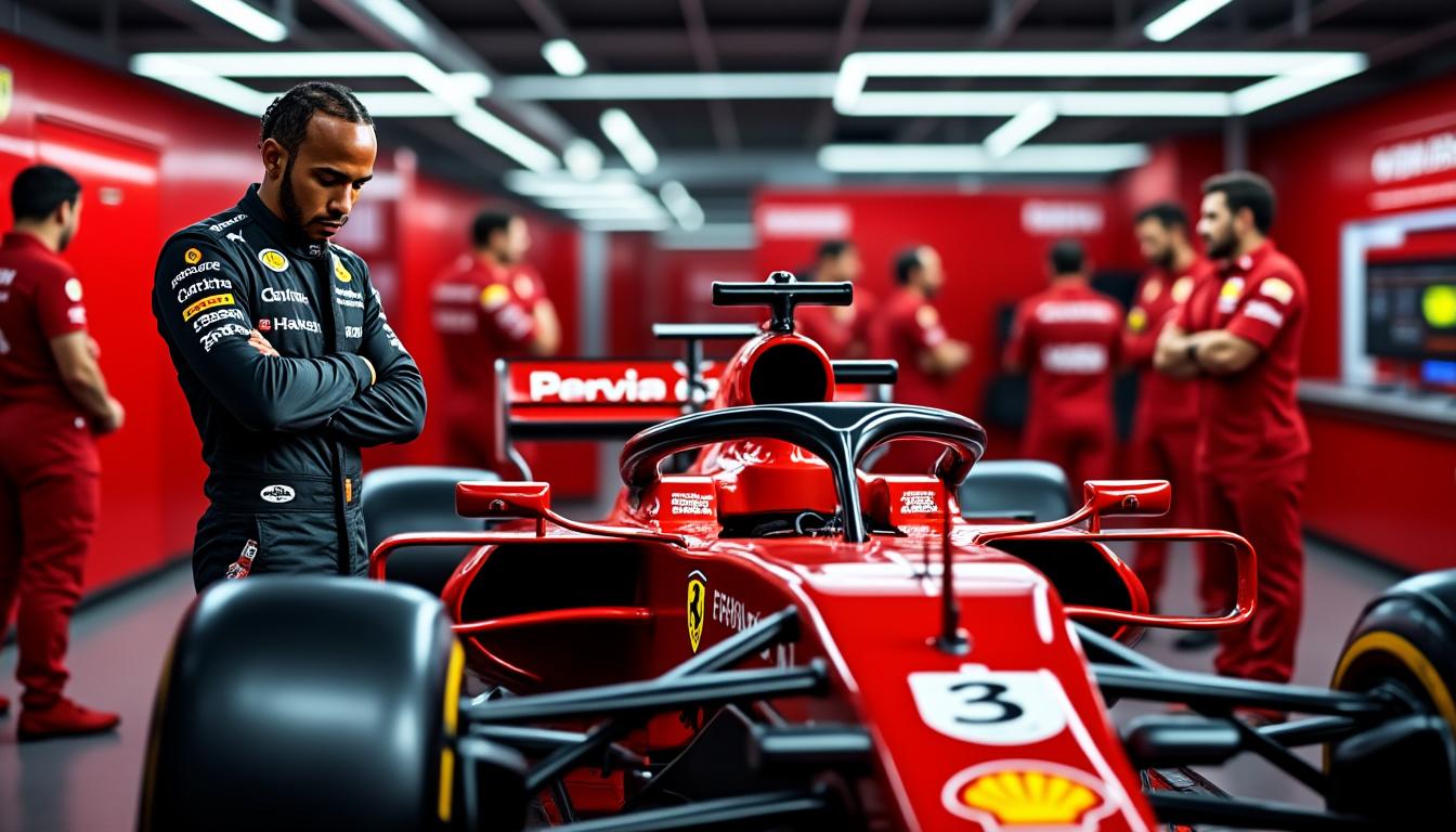 lewis hamilton emphasizes the need for a cautious strategy regarding ferrari's latest formula 1 upgrades, which appear to remain similar to previous iterations, highlighting the importance of thorough assessment in the competitive racing landscape.