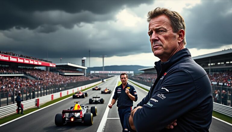 in this insightful analysis, martin brundle highlights a critical error following the exit of christian horner, often labeled the 'pantomime villain.' discover the implications of this departure and how it affects the racing scene.