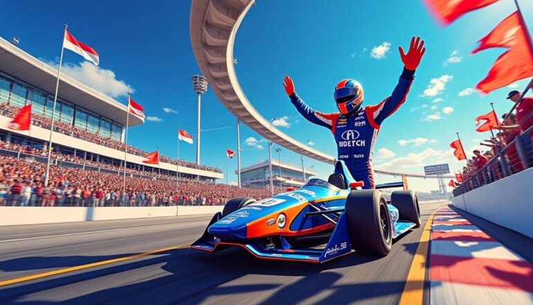in a spectacular display of skill and precision, palou secures another commanding victory at the indycar laguna seca, showcasing his dominance on the track and solidifying his position as a top contender in the racing world.