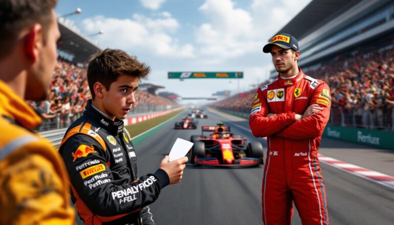 in the latest racing controversy, piastri faces an unexpected penalty sparking widespread backlash, while verstappen surprises fans with an unforeseen stance. dive into the reactions and implications of this gripping unfolding drama in the motorsport world.