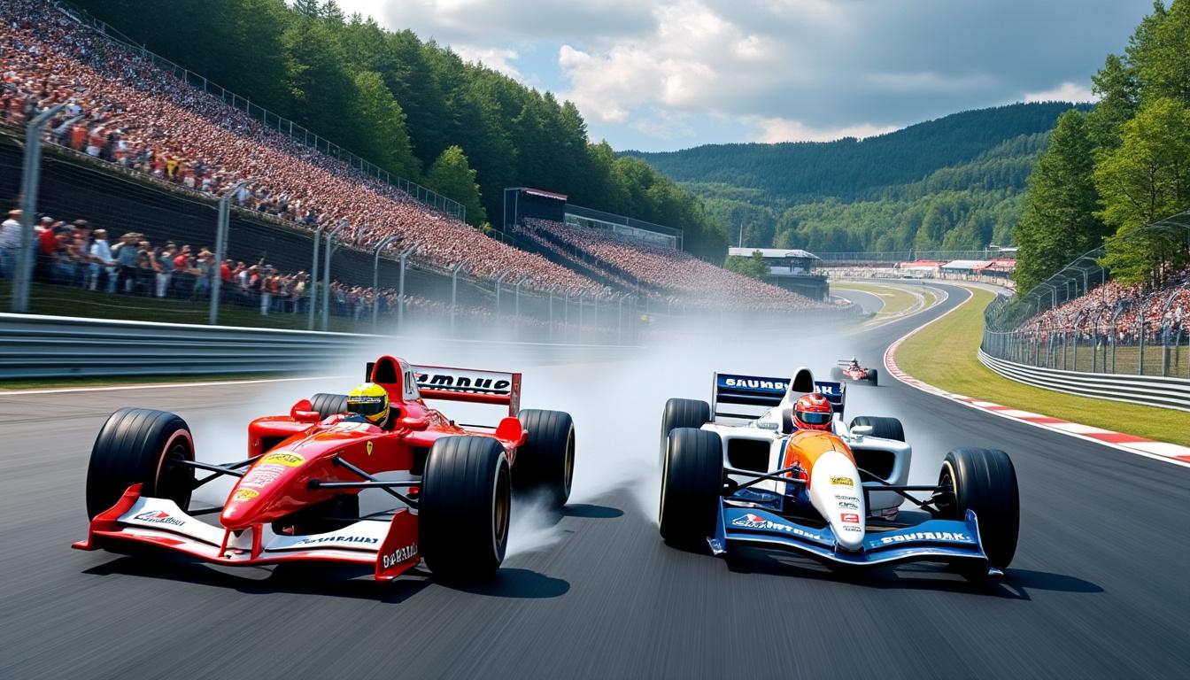 dive into the thrilling recap of the 1998 belgian grand prix, where the schumacher brothers faced off in an unforgettable showdown filled with dramatic twists and heart-stopping moments. relive the excitement of this iconic race that captivated fans worldwide.