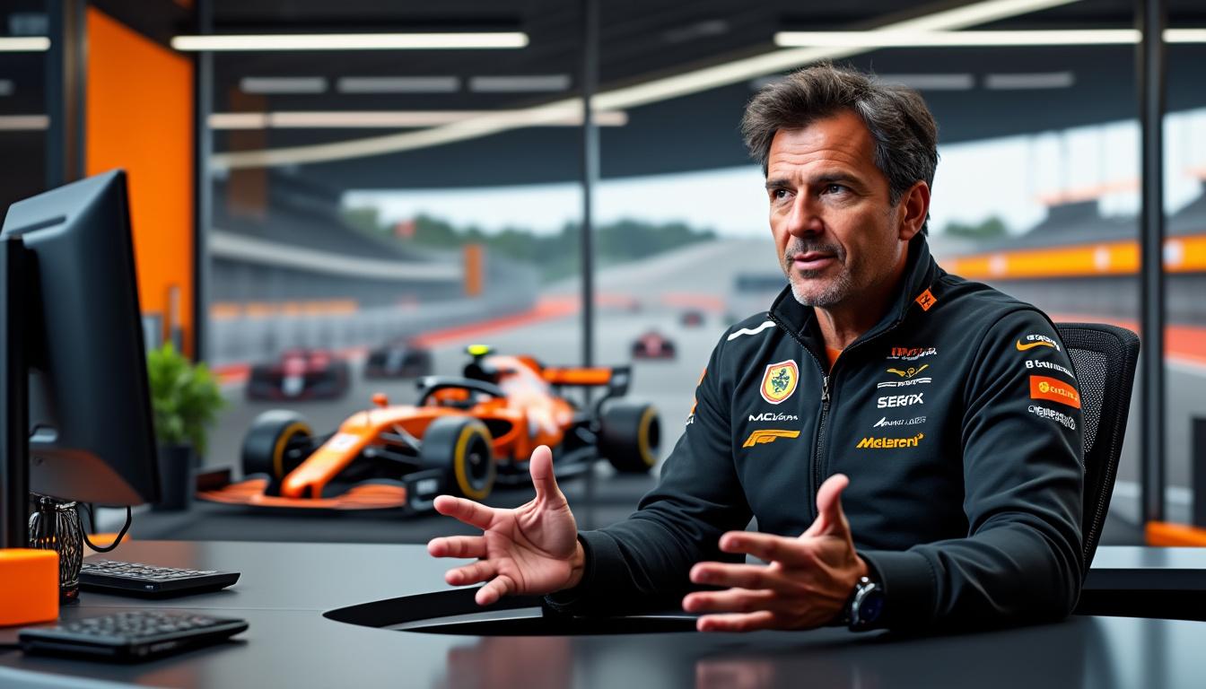 discover insights from andrea stella on effective leadership and the moments that bring the most joy in mclaren's formula 1 successes during this engaging conversation.