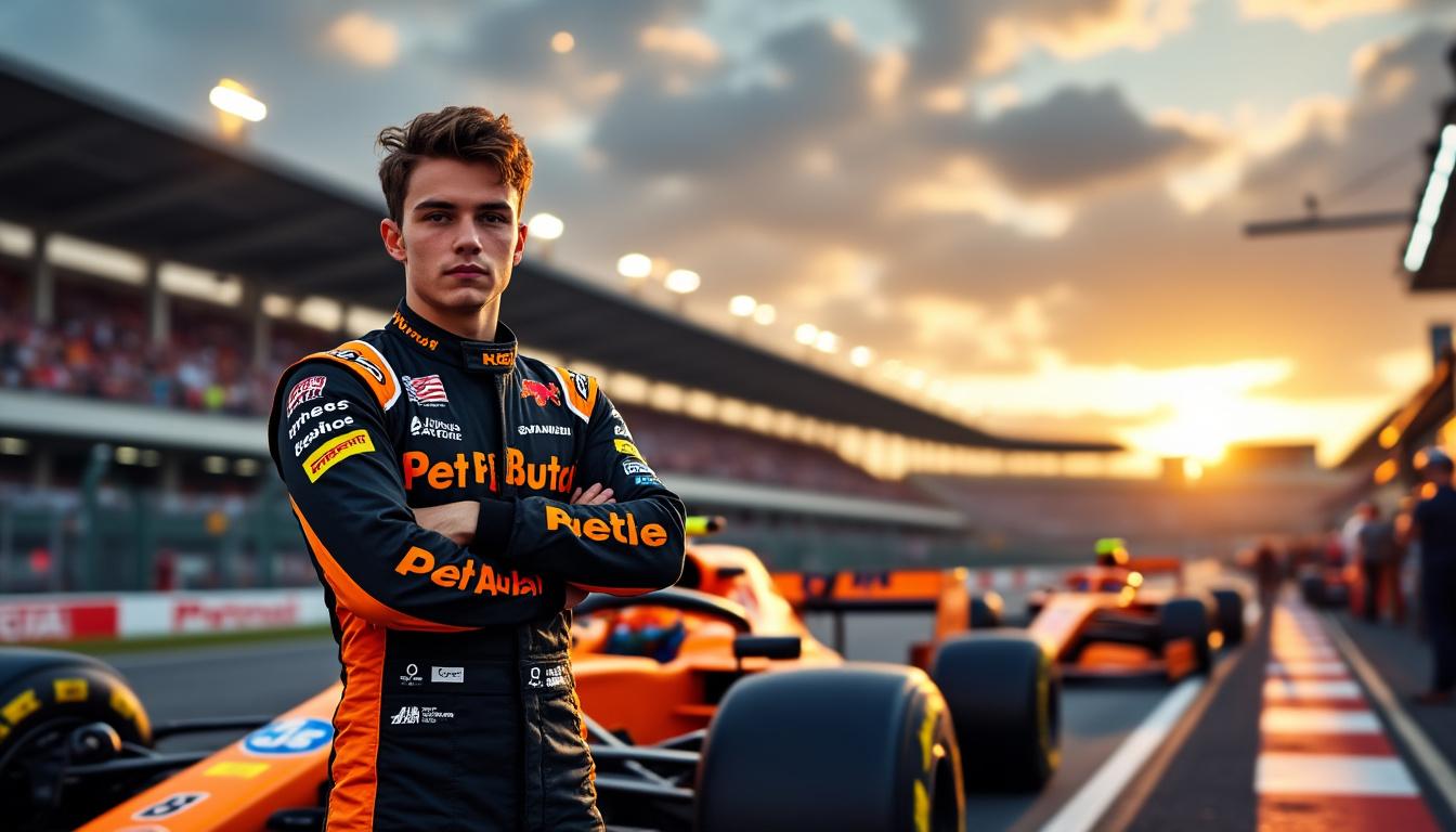 lando norris reflects on his high-pressure f1 championship moments, stating he has no regrets about his past mistakes and sharing insights on his racing mindset.