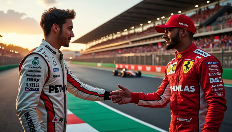 discover how charles leclerc shares his seasoned advice with lewis hamilton ahead of the much-anticipated monza showdown. get the inside scoop on their rivalry and what to expect from this thrilling f1 event.