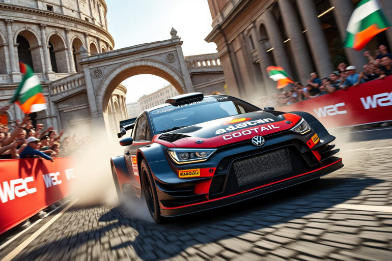 experience the thrill as wrc rally italy shifts from sardinia to rome in 2027, bringing world-class rally racing to the iconic streets of the italian capital for the first time.