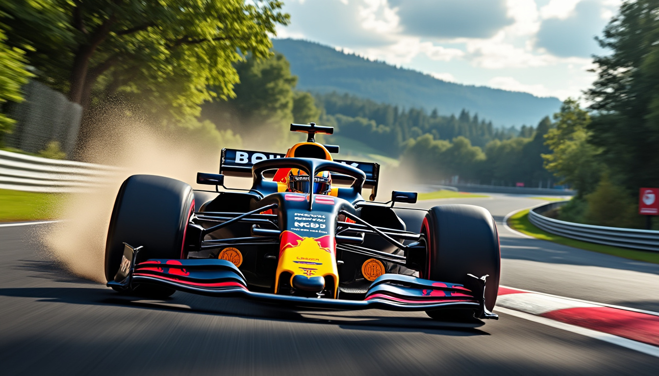 red bull expresses strong support for max verstappen after his commanding performance at the nordschleife, highlighting their confidence in his passion and talent on the track.