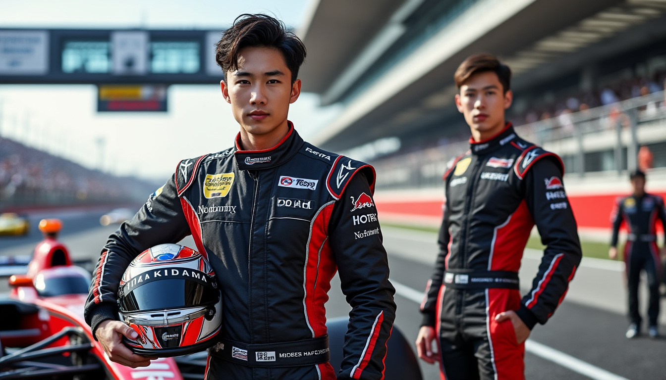 yuki tsunoda candidly discusses his ambitions and dreams, shedding light on his 'heroic aspirations' as he navigates a fierce rivalry with liam lawson in the world of formula 1.