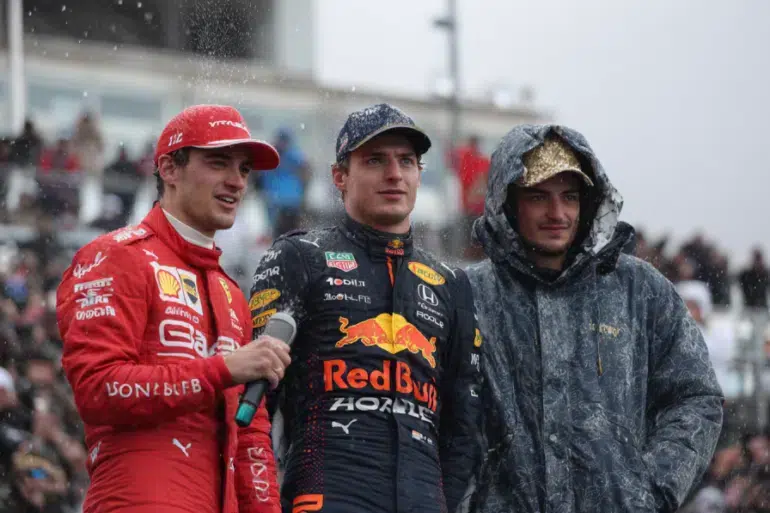 Verstappen under pressure with Sainz and Lawson lurking on the grid